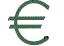 The European Community currency symbol: Euro